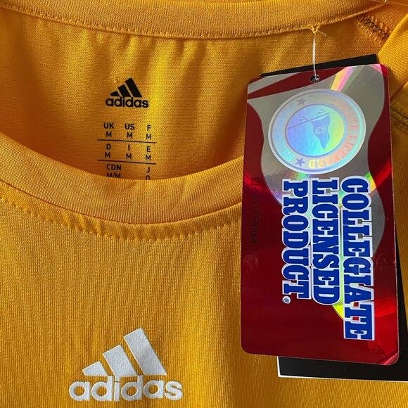 Adidas Mens NKU Northern Kentucky University Norse LS Climalite Shirt Size M - Picture 2 of 4